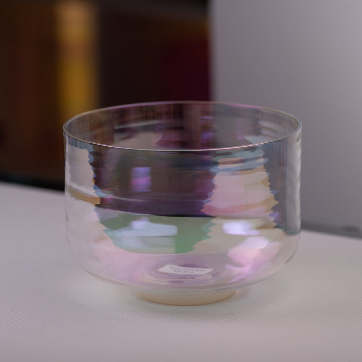 9.5" C#-37 Prismatic Crystal Singing Bowl