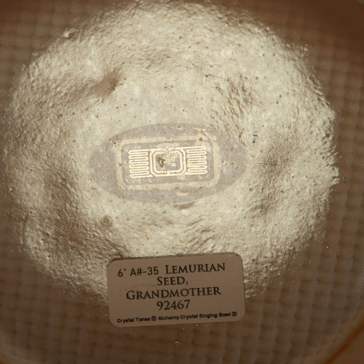 6" A#-35 Lemurian Seed & Grandmother, Crystal Tones™