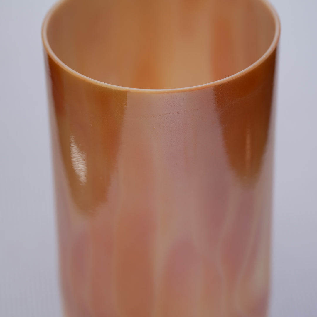 6" F+15 Sedona Red Rock & White Gold Bowl, Crystal Tones™