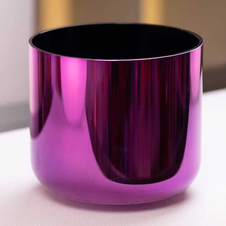 10.25” D#+10 Magenta Manifestation Crystal Symphony Bowl