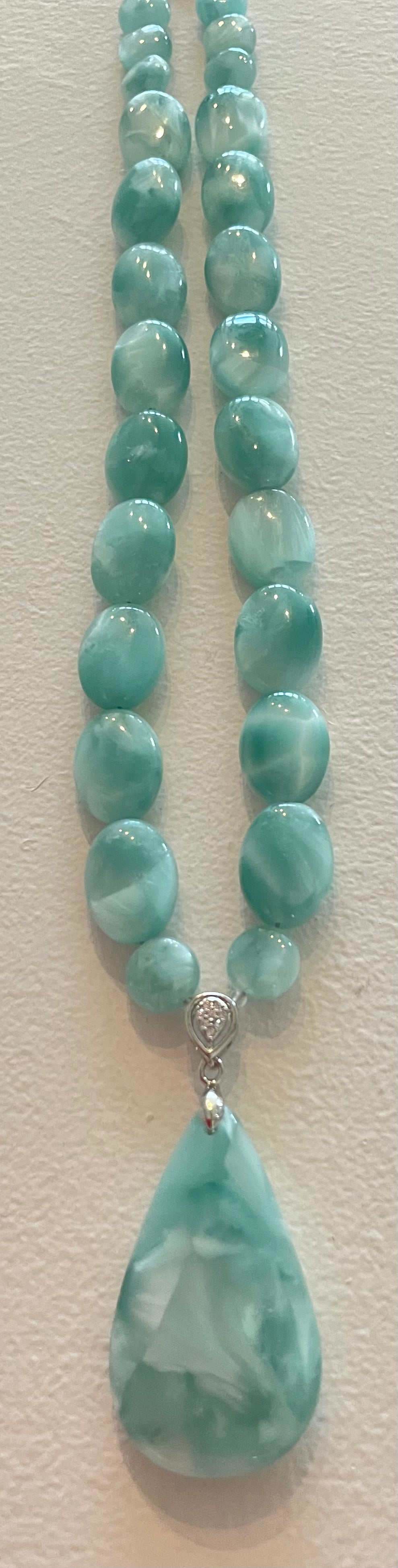 Green Moonstone Necklace