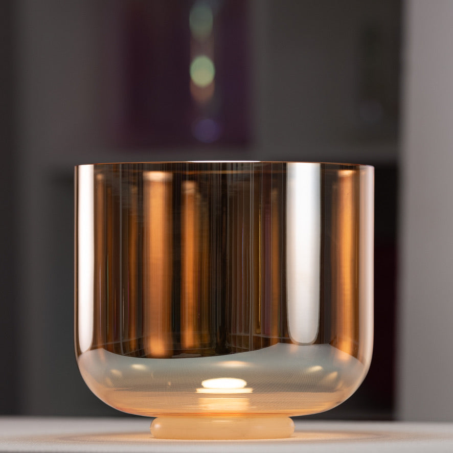9" B-42 Summer Sun Crystal Singing Bowl