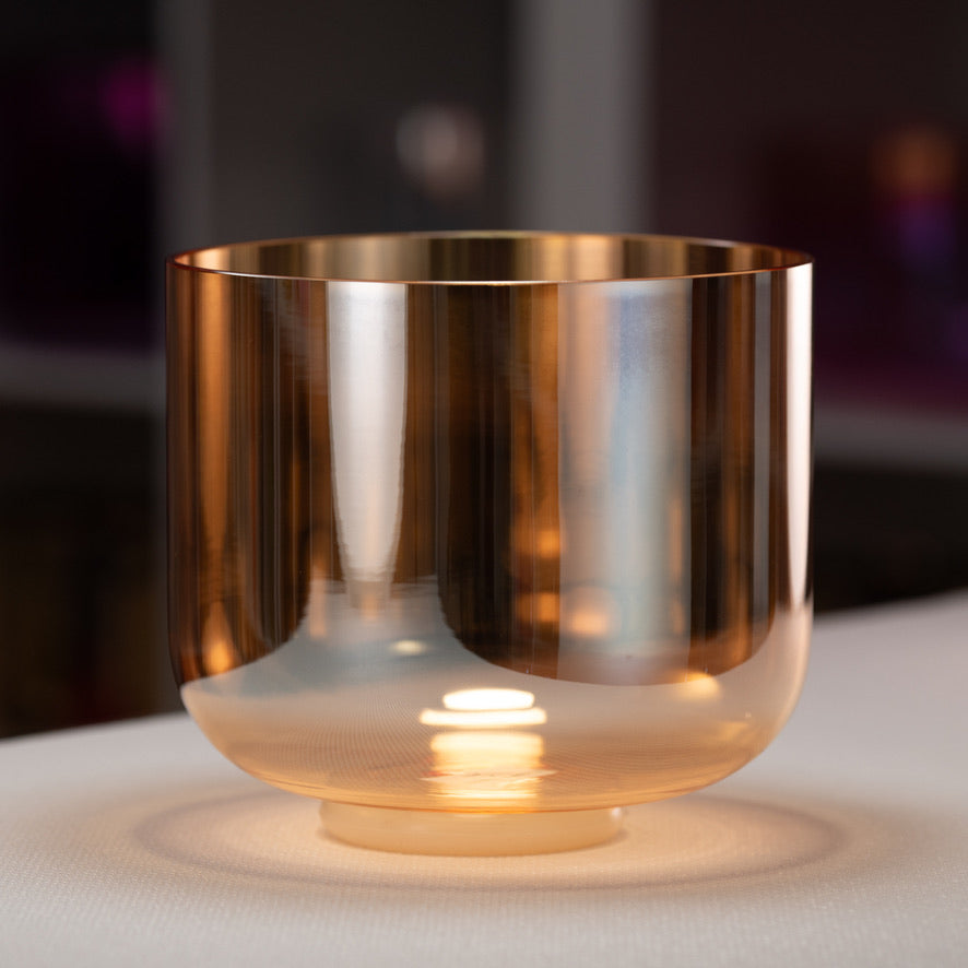 9" B-42 Summer Sun Crystal Singing Bowl