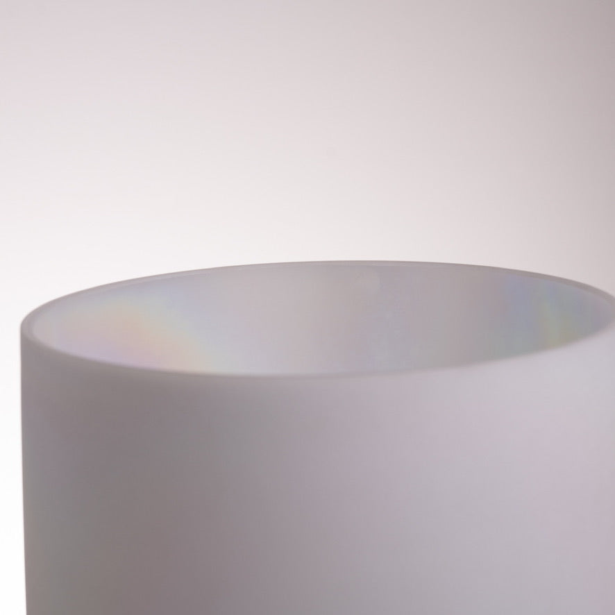 12" B-10 Frosted with Mother of Platinum inside, Crystal Tones™