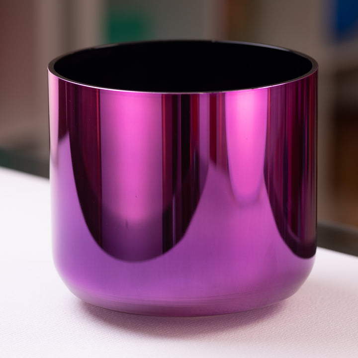 10.25” D#+10 Magenta Manifestation Crystal Symphony Bowl