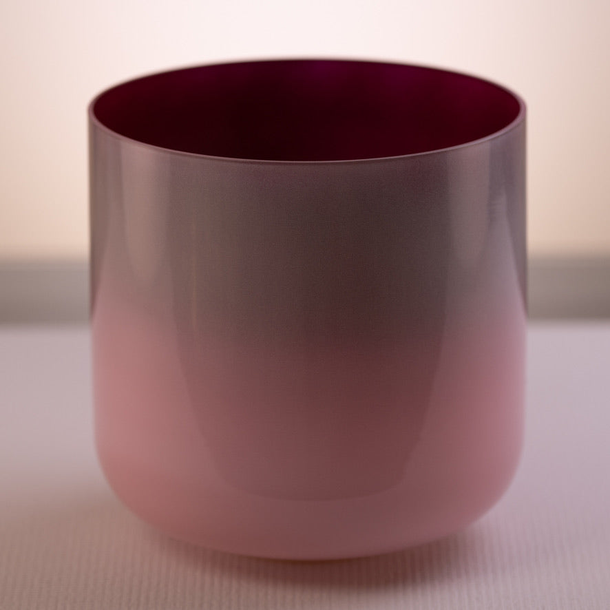 9” F#-8 Majestic Mauve Crystal Singing Bowl