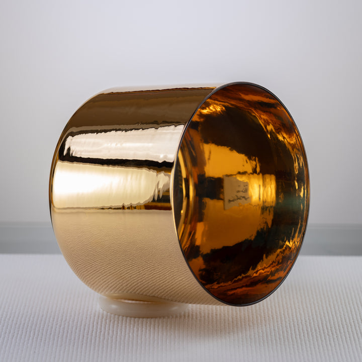 10" E-8 24k Gold & Crystal Singing Bowl