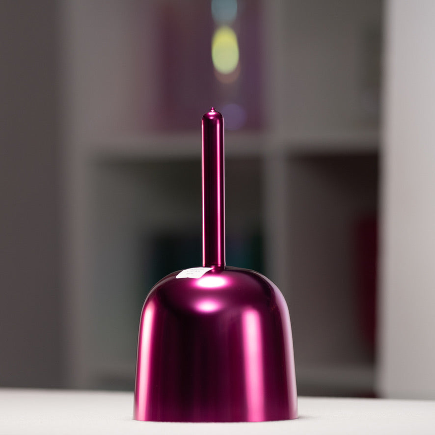 5.75" A-3 Radiant Rose Crystal Singing Bowl, 24k Gold inside