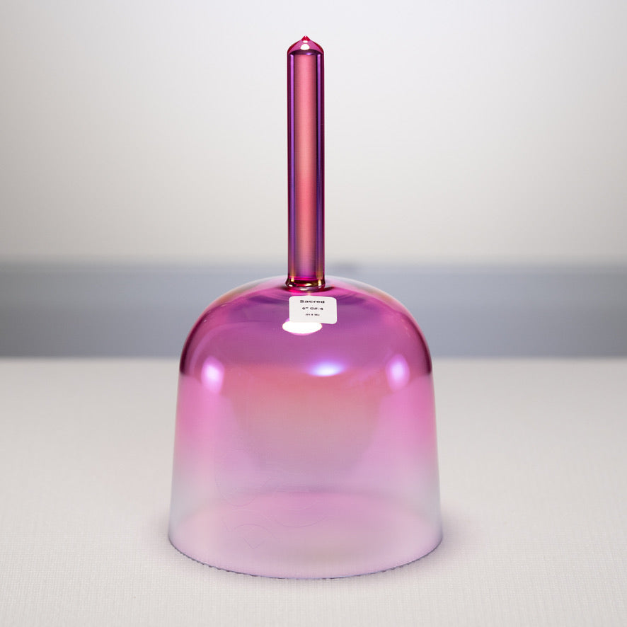 6" G#-4 Rose Blossom Singing Bowl with Om Symbol