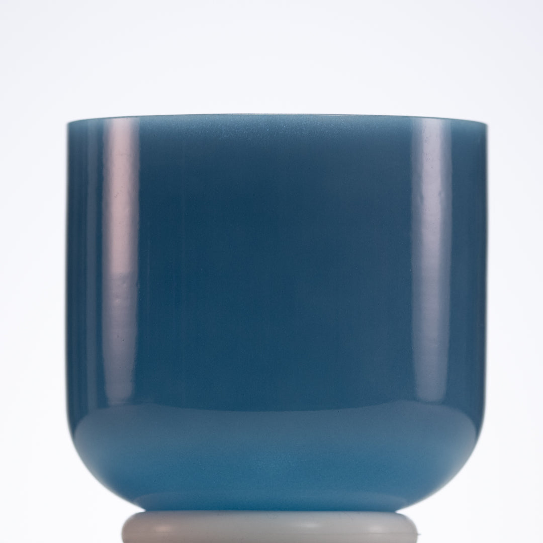 6" A#-8 Indigo Child Crystal Singing Bowl, Perfect Pitch