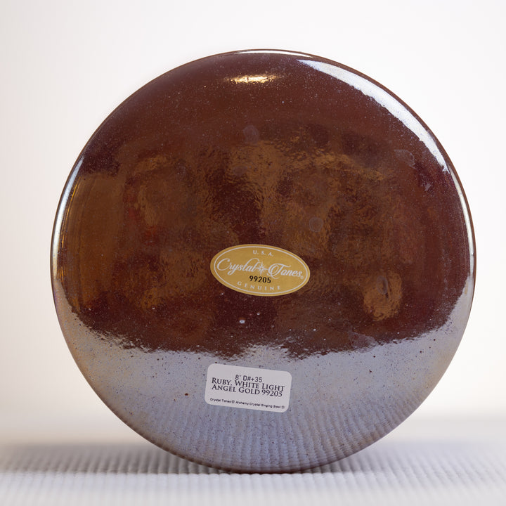 8" D#+35 Ruby White Light Angel Gold, Crystal Tones™