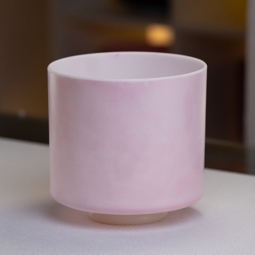 Pink Ocean Gold Morph Alchemy Bowl made by Crystal Tones