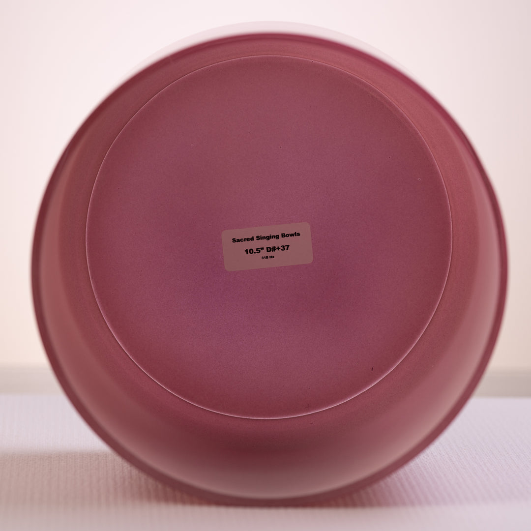 10.5" D#+37 Majestic Mauve Crystal Symphony Bowl