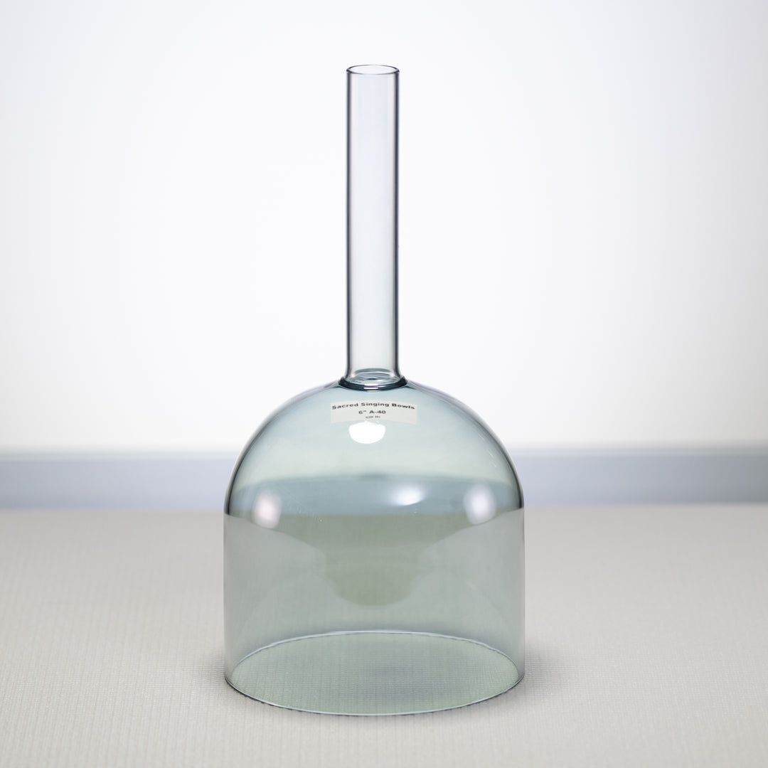 6" A-40 Indigo Child Handheld Crystal Singing Bowl