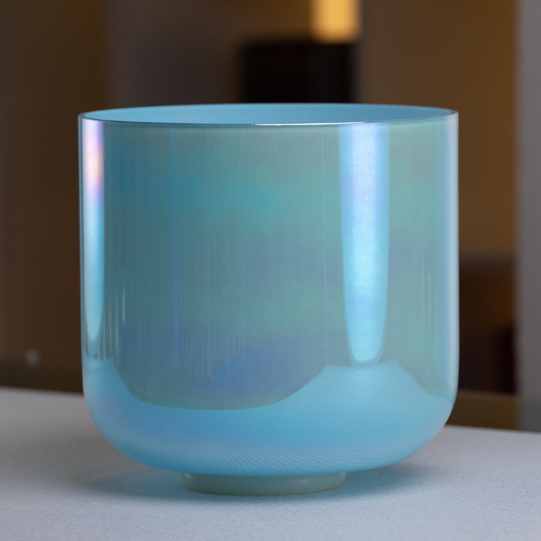 9.75" B-34 Serene Aquamarine Sacred Symphony Bowl