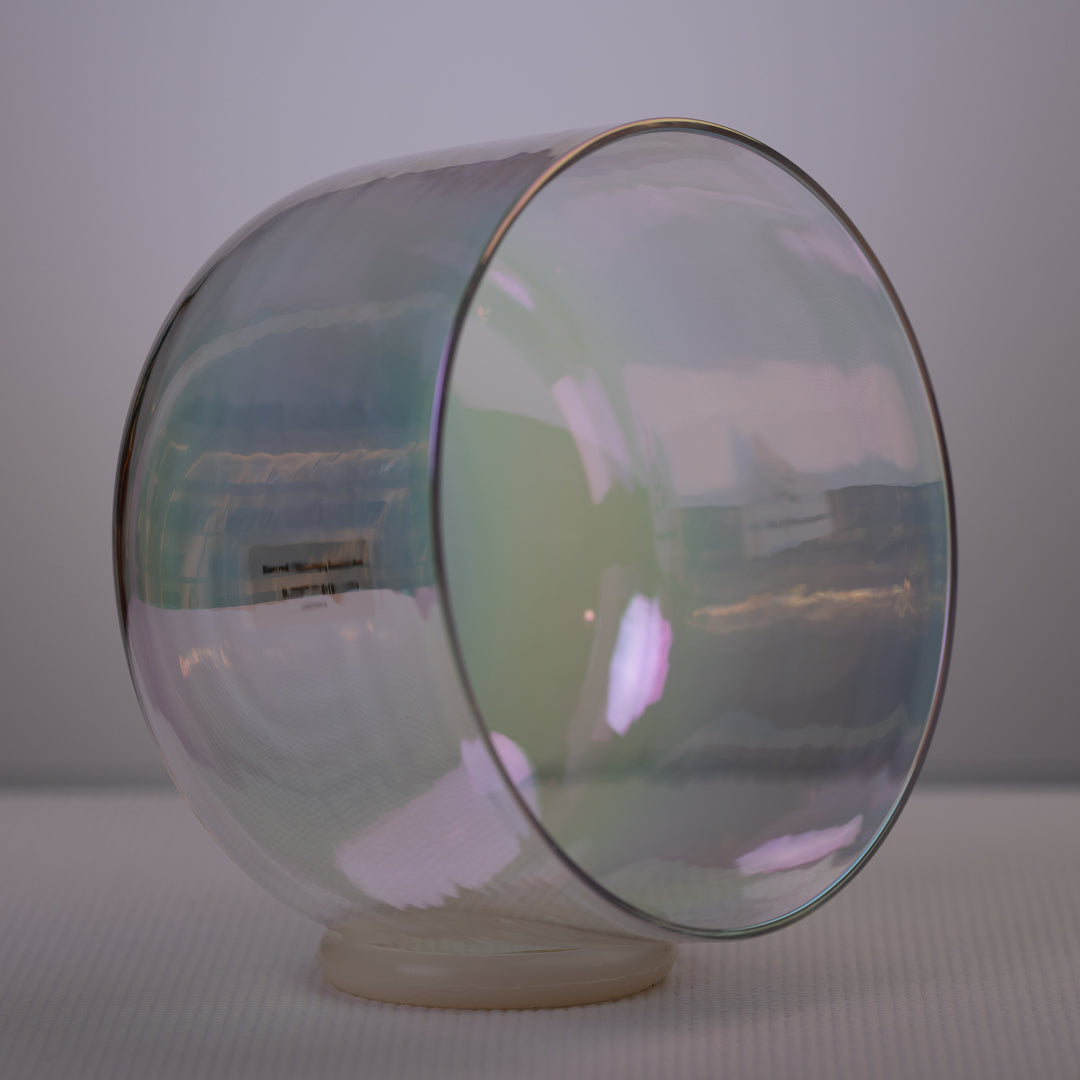 9.75" B+19 Prismatic Crystal Singing Bowl