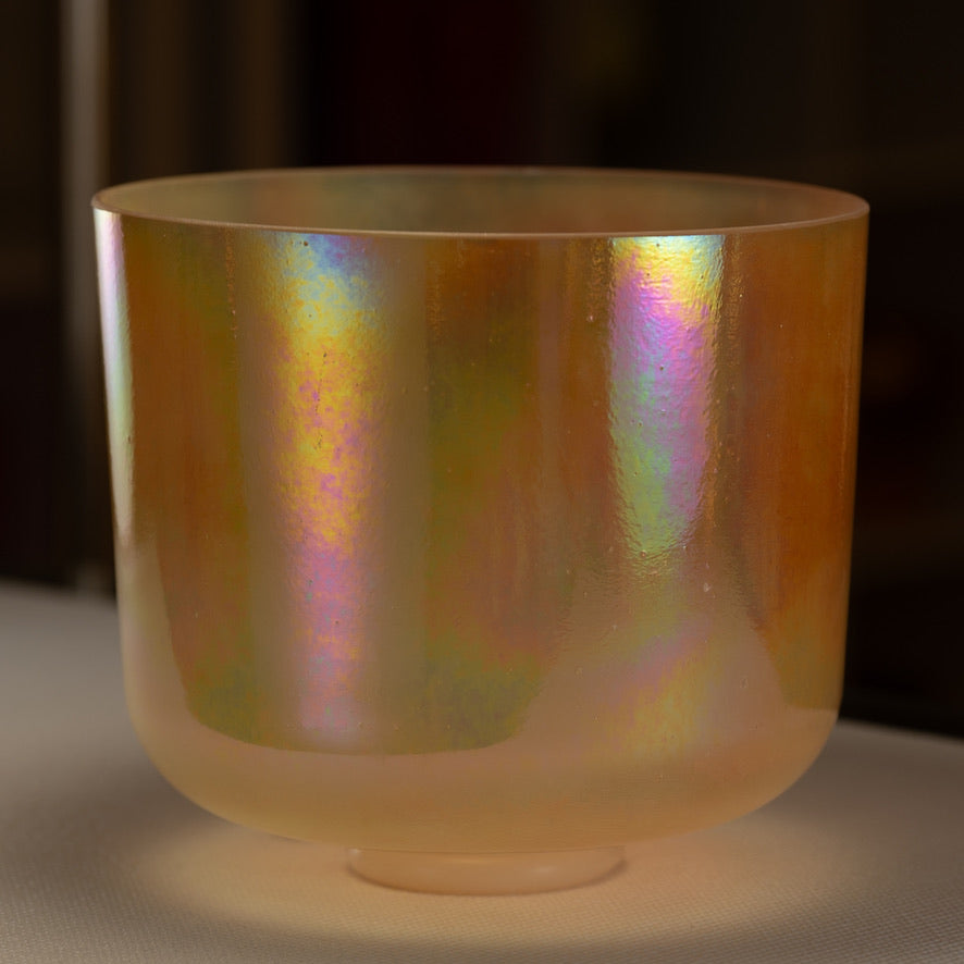 12" A#+5 Carnelian & Platinum, Crystal Tones™