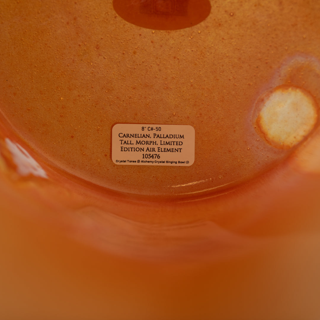 8" C#-50 Carnelian Palladium Morph Tall, Crystal Tones™