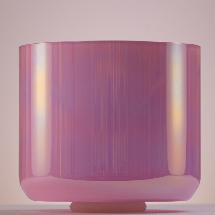 10.5" D#-7 Rose Blossom & Prismatic Crystal Symphony Bowl