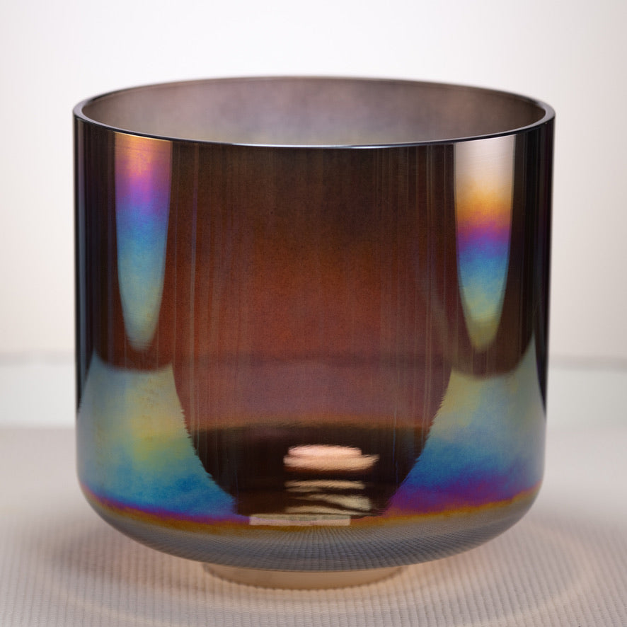 Brown crystal singing bowl