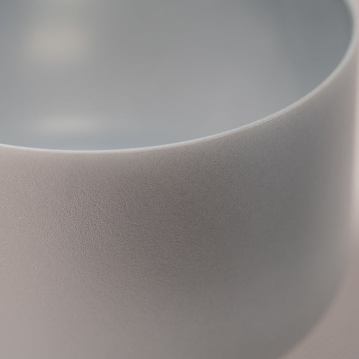 Silver star bowl close up
