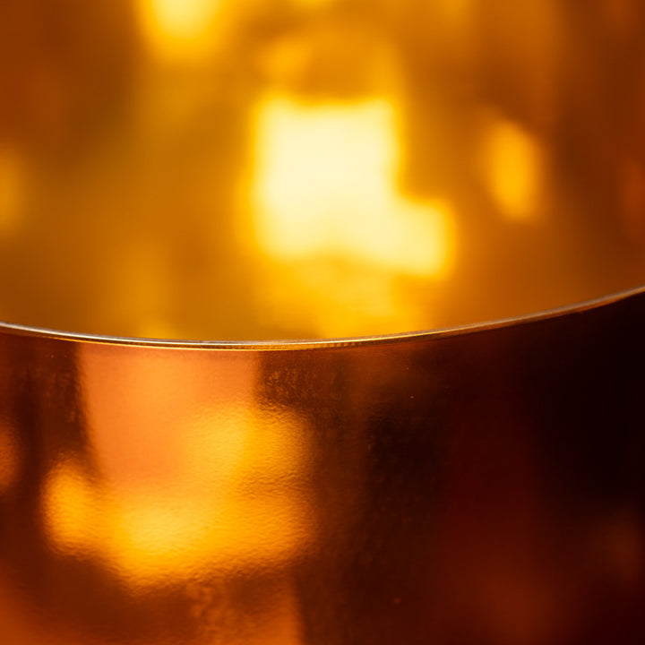 Singing bowl close up