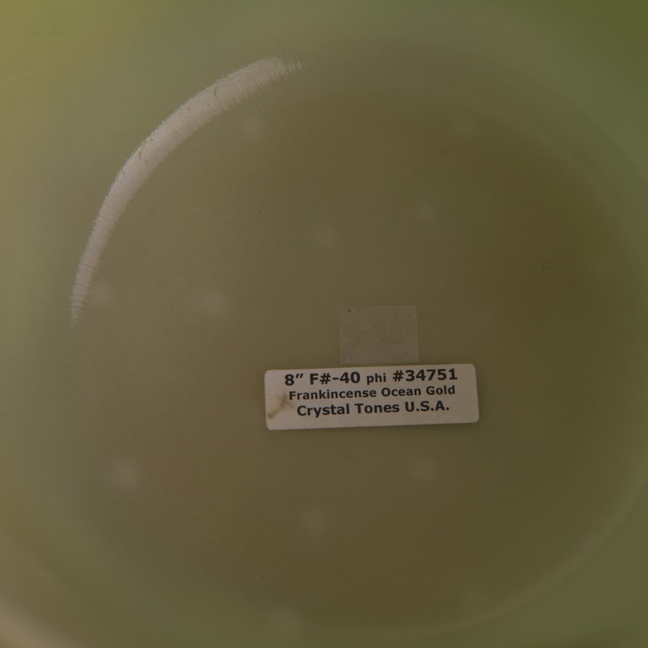 8" F#-40 Frankincense & Ocean Gold, Crystal Tones™