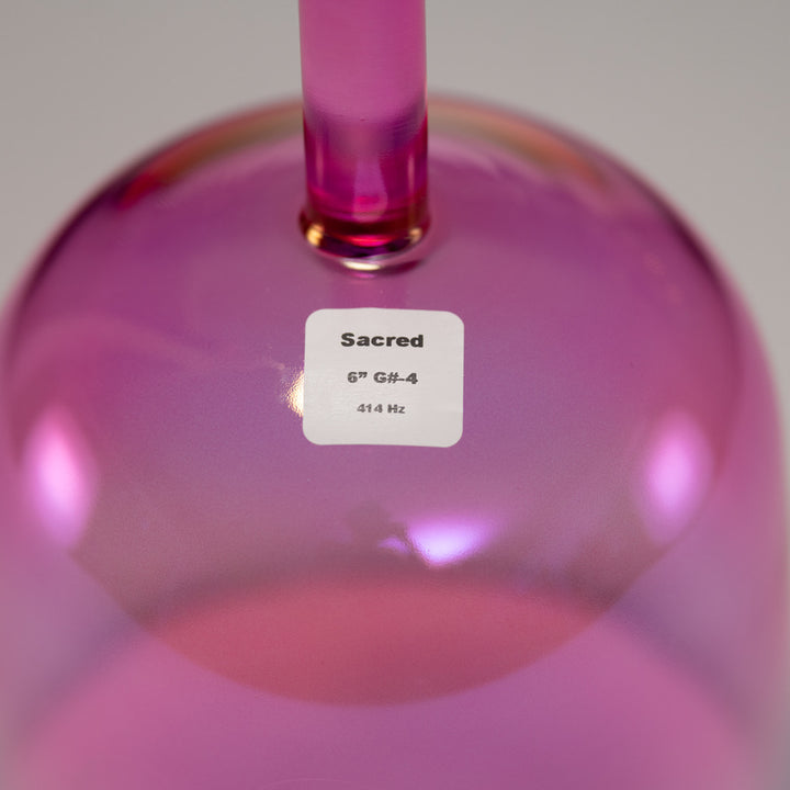 6" G#-4 Rose Blossom Singing Bowl with Om Symbol