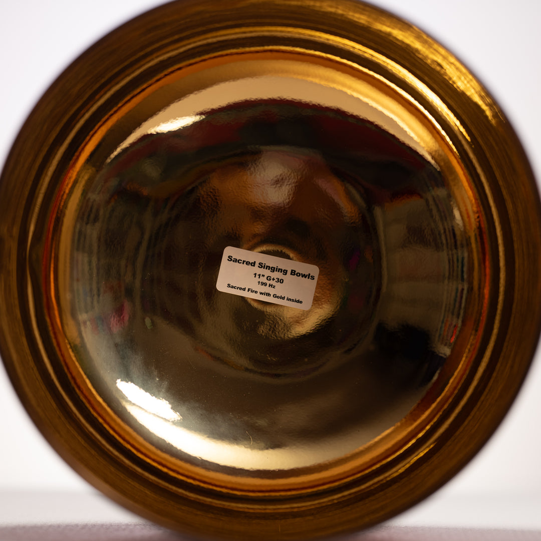 24k Gold crystal singing bowl