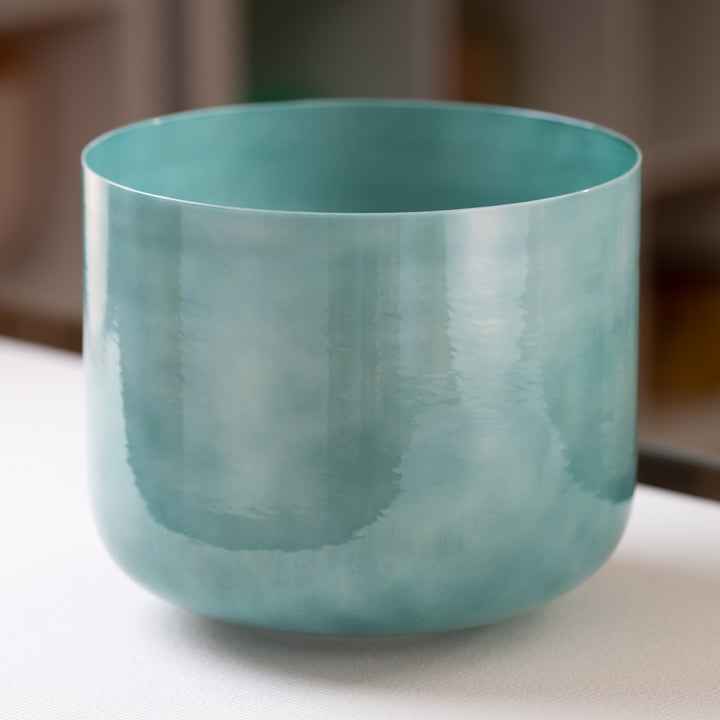12" A#+41 Marine Dream Crystal Bowl from Sacred Singing Bowls