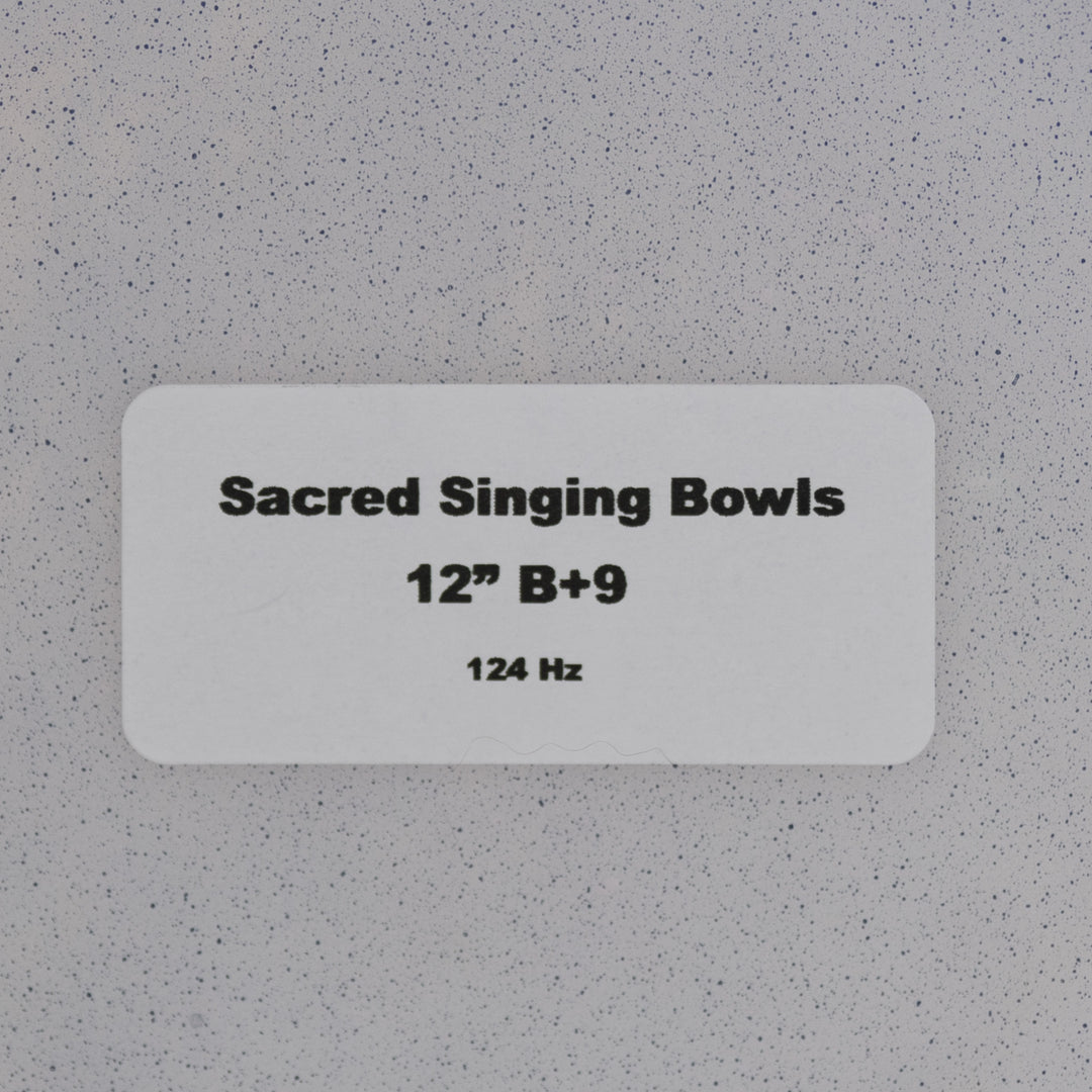 Sacred Singing Bowls Product label