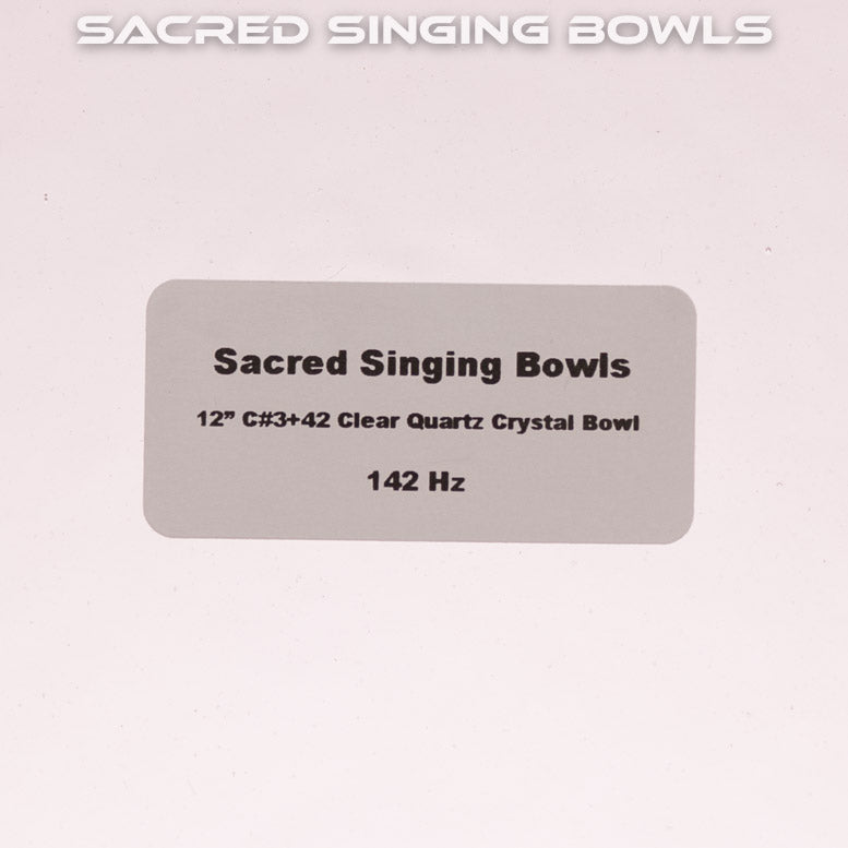 Sacred Singing Bowls: Bowl label