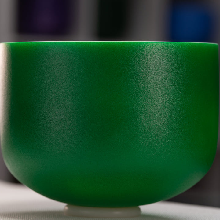 Heart chakra singing bowl