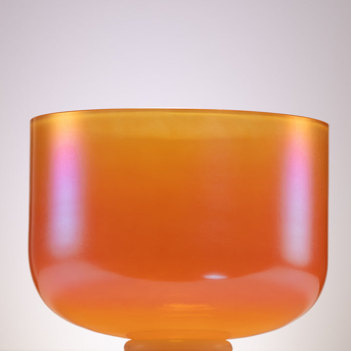 12" F+5 Sunset Serenade Crystal Singing Bowl, Perfect Pitch from Bowls of Sound