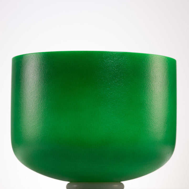 Green Crystal Singing Bowl