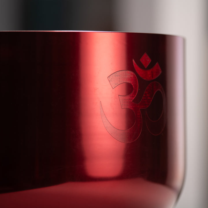 Red Crystal Singing Bowls from Bowls of Sound