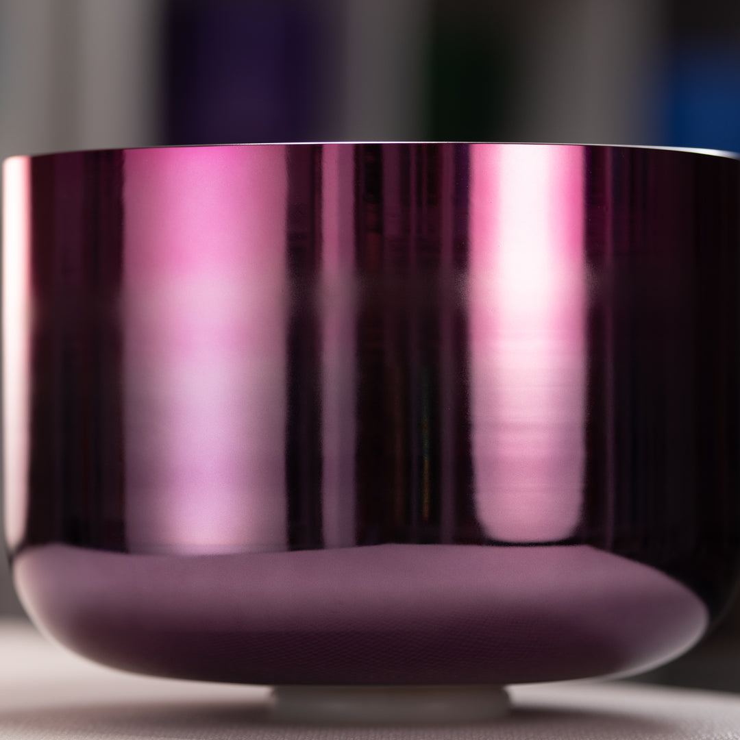 13" D+6 Divine Love Crystal Singing Bowl, 24k Gold inside from Sacred Singing Bowls™