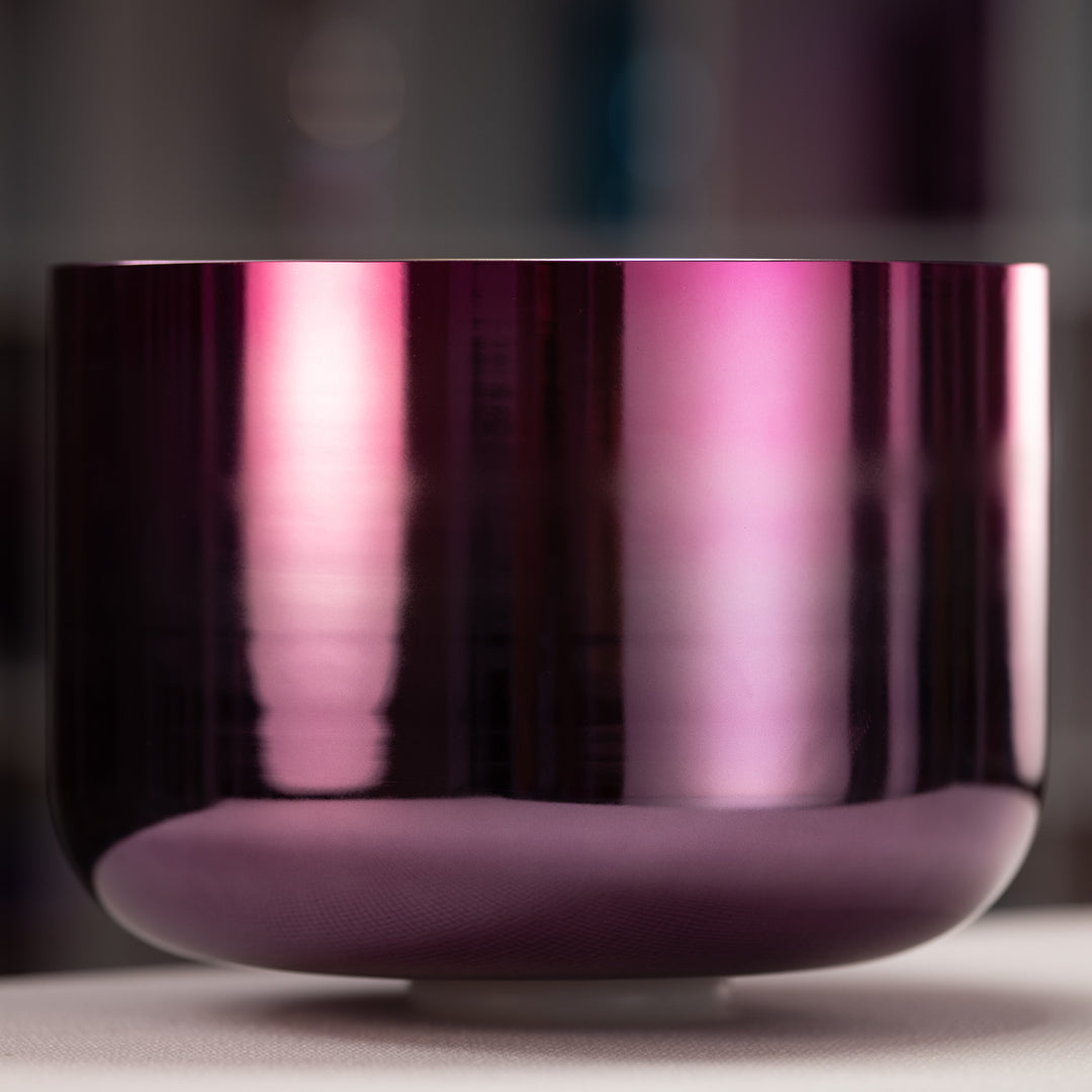 Highest quality crystal singing bowls