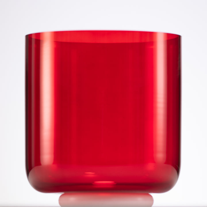 7" F-1 Ruby Ray Crystal Singing Bowl, Perfect Pitch