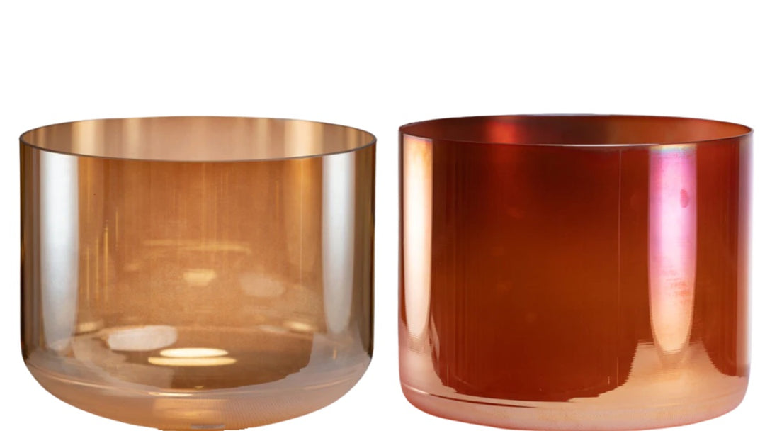 Crystal Singing Bowl Pair for Binaural tones