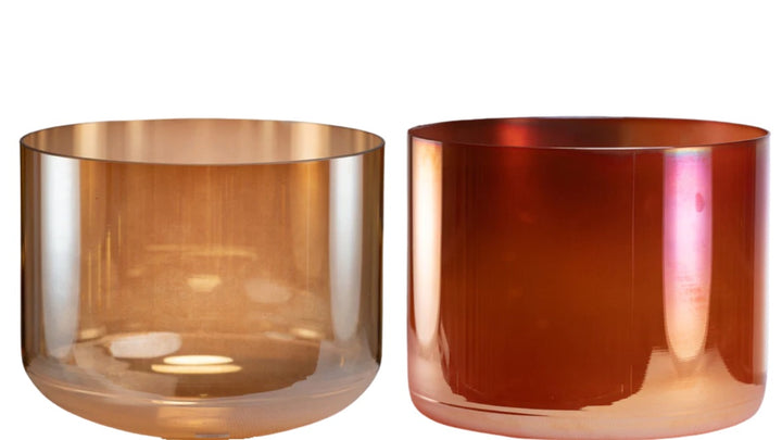 Crystal Singing Bowl Pair for Binaural tones
