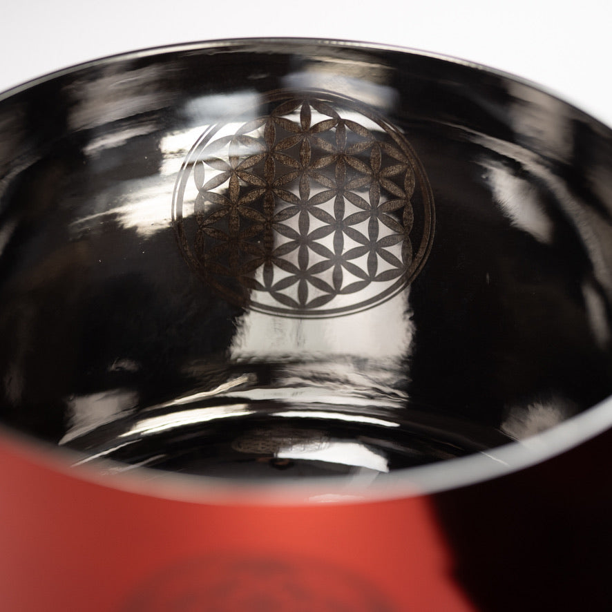 11" F+13 Solara Singing Bowl with Flower of Life