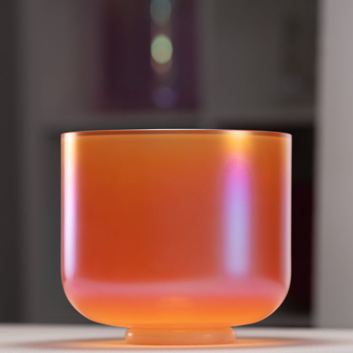 9" C-9 Sunset Serenade Crystal Singing Bowl, Perfect Pitch