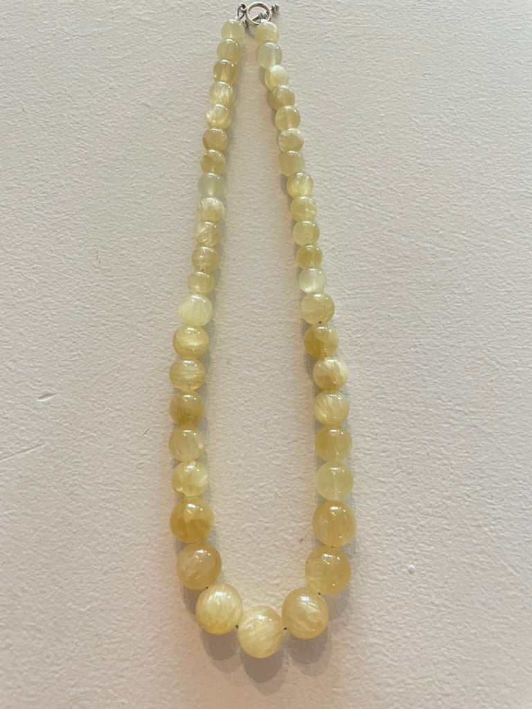 Yellow Calcite Necklace