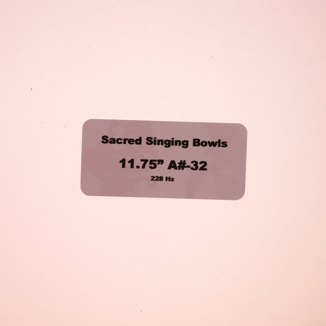 11.75" A#-32 Solar Violet Crystal Symphony Bowl