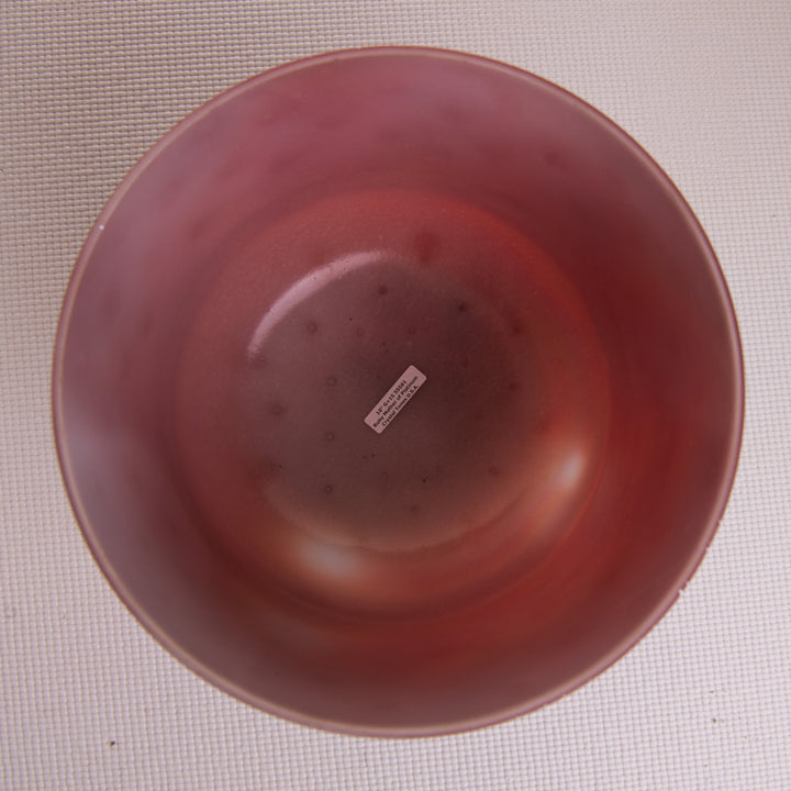 10" G+15 Ruby & Mother of Platinum Crystal Singing Bowl, Crystal Tones™