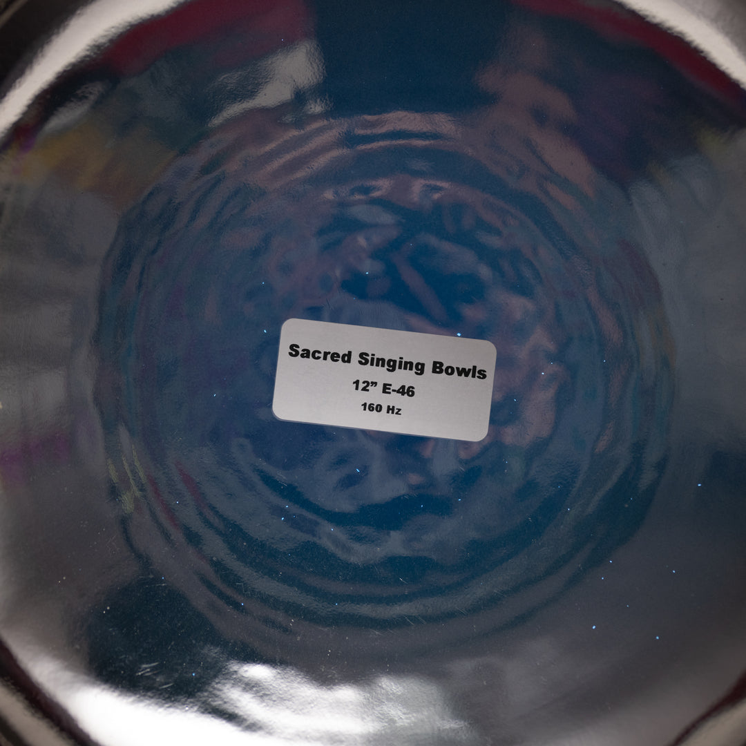 12" E-46 Tranquil Sea Crystal Singing Bowl