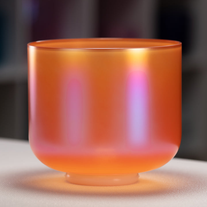 9" C-9 Sunset Serenade Crystal Singing Bowl, Perfect Pitch