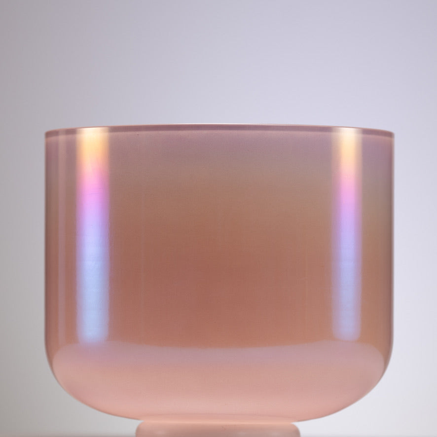 9" C#+6 Goddess Glow Crystal Singing Bowl, Perfect Pitch