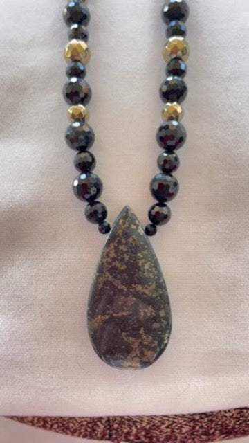 Black Spinel Necklace